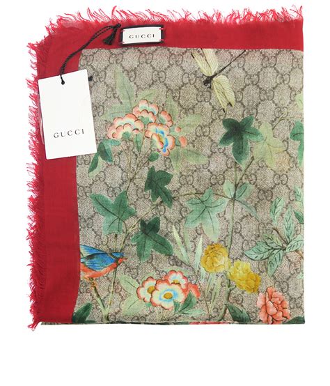 gucci tian foulard scarf|farfetch gucci scarves.